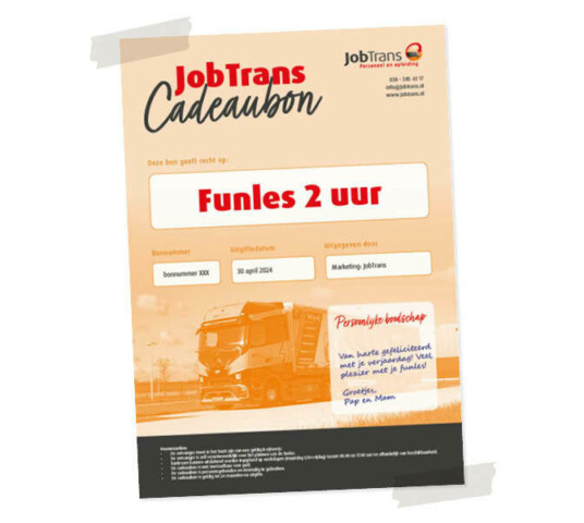 Cadeaubon 2 uur9