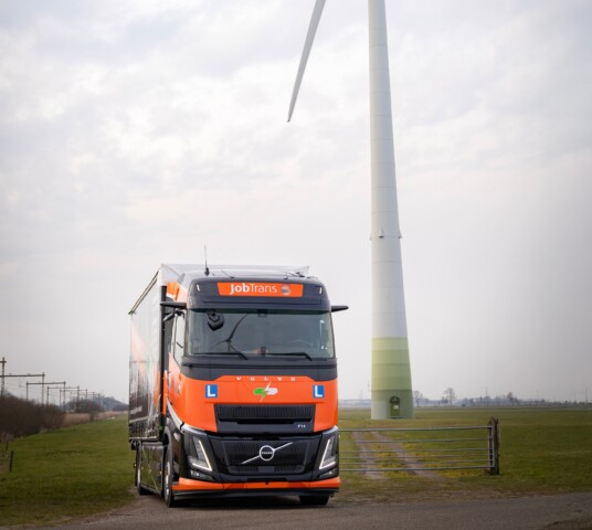 Vrachtenwagen voor windmolen